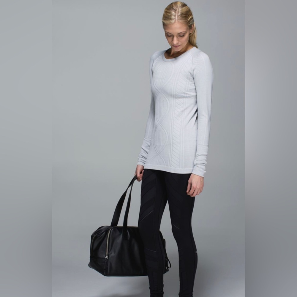 Lululemon Rest Less Pullover Sweater - Heather Silver Spoon - See Measurements - Picture 2 of 6
